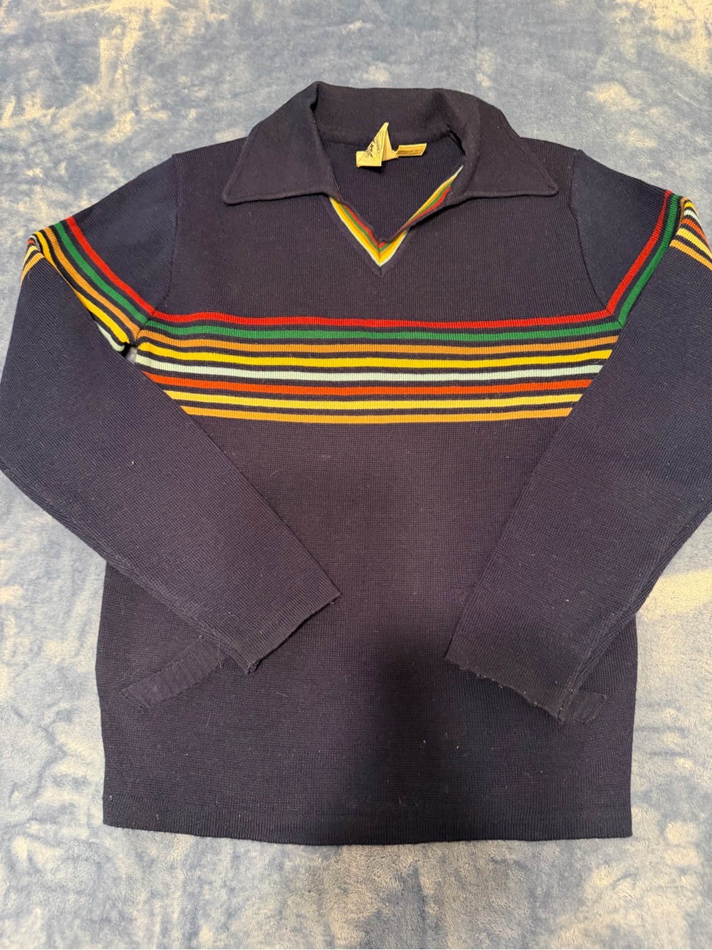 Vintage 1970’s Kennington  Ltd. California Collared Polo Long Sleeve